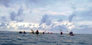 EPIC Sunset Kayak Raises Funds for Cleaner Lagoon