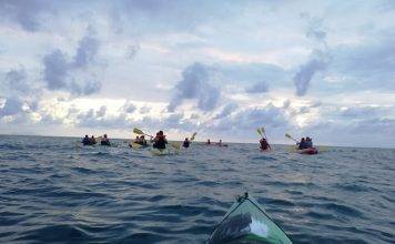 EPIC Sunset Kayak Raises Funds for Cleaner Lagoon