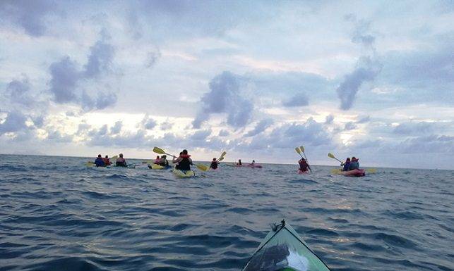 EPIC Sunset Kayak Raises Funds for Cleaner Lagoon