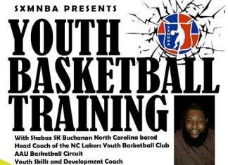 Youth basketball training with head coach Shabaz SK Buchanan from the NC Lakers Youth Basketball Club