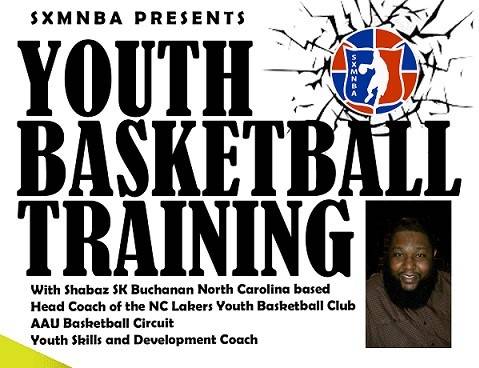 Youth basketball training with head coach Shabaz SK Buchanan from the NC Lakers Youth Basketball Club