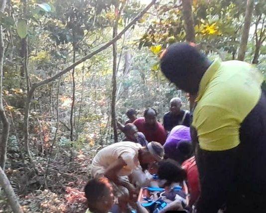 A man died of natural causes while hiking a trail on St.Peters hill