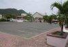 Clem Labega Square parking lot open to the public