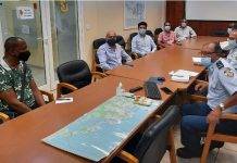 Meeting between Philipsburg Merchants association and Sint Maarten Police Force.