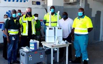 Ambulance Department acquires Electrolytic Dry Fog Sterilizing Atomizer Machines