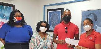 The St. Maarten National Heritage Foundation & Museum receives a donation from N.V. GEBE