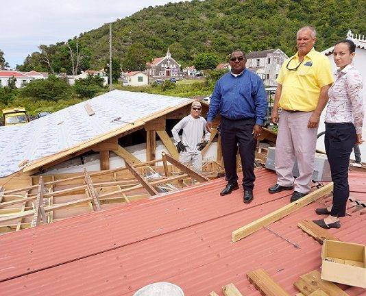 New roof for Sunny Valley, light masts go up at sports field