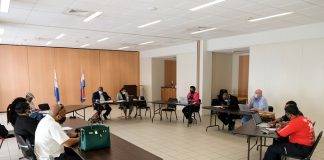 Prime Minister Silveria E. Jacobs meets with CCSU Membership