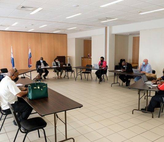 Prime Minister Silveria E. Jacobs meets with CCSU Membership