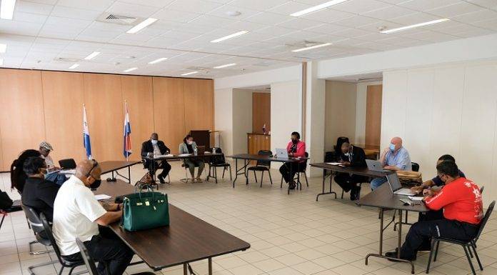 Prime Minister Silveria E. Jacobs meets with CCSU Membership