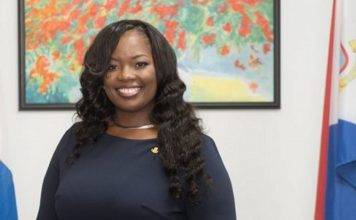 Minister of Justice hits pedestrian at the intersection of L.B.Scott road and the St.Peters road