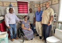 New bathroom fully adapted to Janice situation