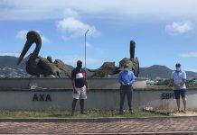 National Bird symbols to soar at Airport’s roundabout following full sponsorship from returning visitors and original sculptor