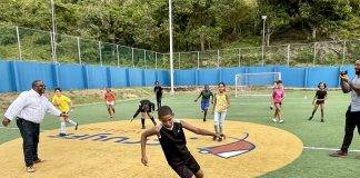 Two Saba sports fields upgraded