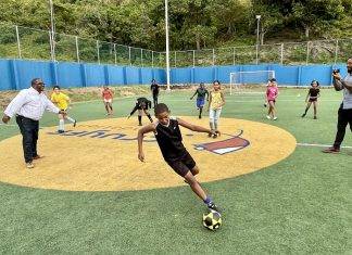 Two Saba sports fields upgraded