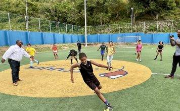 Two Saba sports fields upgraded