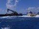 Tugboat sank near Point Blanche