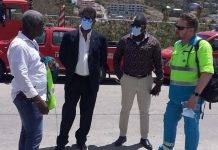 Minister of VSA conducts work visit to Fire and Ambulance department