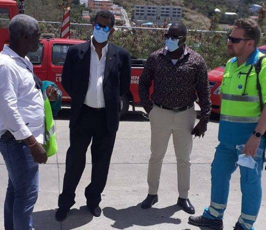 Minister of VSA conducts work visit to Fire and Ambulance department