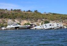 Simpson Bay Lagoon Cleanup Project starts, App. 120 shipwrecks to be removed from the lagoon
