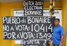Results Dutch election March 2021- Sends a clear message of discontent from the people of Bonaire.