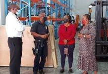 Minister Richardson meets with Customs Department to discuss improving operations