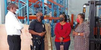 Minister Richardson meets with Customs Department to discuss improving operations