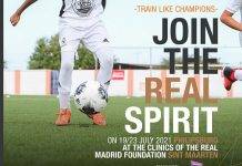 Real Madrid Foundation football clinic for boys and girls