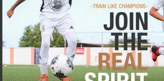 Real Madrid Foundation football clinic for boys and girls