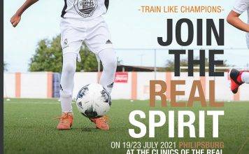 Real Madrid Foundation football clinic for boys and girls
