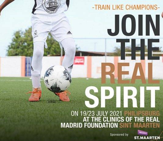 Real Madrid Foundation football clinic for boys and girls