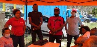 MP Buncamper meets with W. Nisbeth Road vendors.
