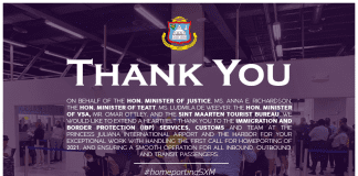 Thank you to Immigration and Customs Officers from Ministers