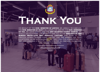 Thank you to Immigration and Customs Officers from Ministers