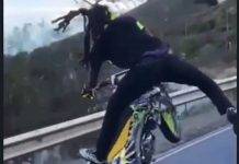 Police to the dangerous bike rider “The video is sufficient evidence to prosecute you”