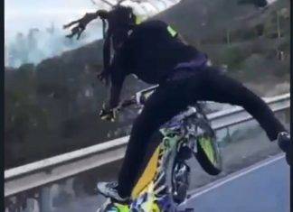 Police to the dangerous bike rider “The video is sufficient evidence to prosecute you”