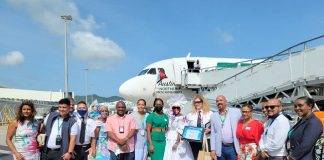 SXM Airport welcomes low-fare carrier Frontier Airlines