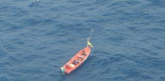 St. Lucian Fishing vessel GOD’S SON found by patrol plane Dutch Caribbean Coast Guard