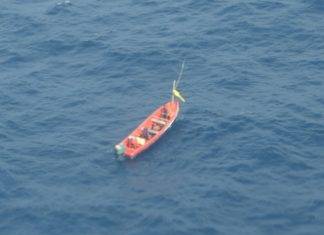 St. Lucian Fishing vessel GOD’S SON found by patrol plane Dutch Caribbean Coast Guard