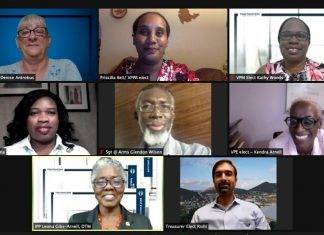 Philipsburg Toastmasters Club introduces its new Executive Board for 2021/2022