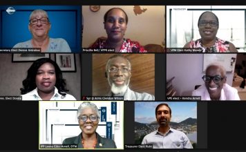 Philipsburg Toastmasters Club introduces its new Executive Board for 2021/2022