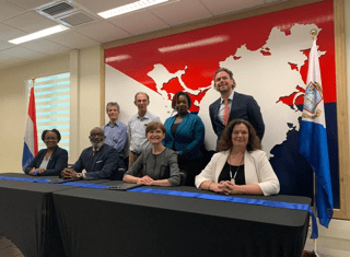 The Steering Committee of Sint Maarten Trust Fund discuss the allocation of remaining funds to activities prioritized St Maarten Government