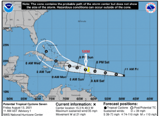 WEATHER UPDATE: SPECIAL WEATHER BULLETIN # 1