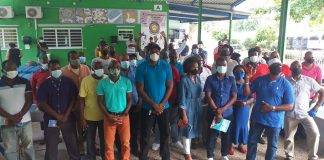 VSA Minister Ottley meets with bus drivers association