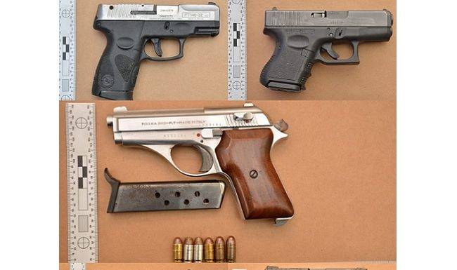 Six illegal guns confiscated in 16 weeks