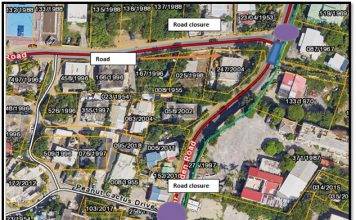 Traffic Alert: Temporary Road Closure at the Junction Middle Region Road and Hulda B. Richardson Road