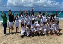 Nature Foundation Sint Maarten Partners with Community Members to Host First In-No-Plastic Beach Clean-ups around St. Maarten.