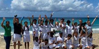 Nature Foundation Sint Maarten Partners with Community Members to Host First In-No-Plastic Beach Clean-ups around St. Maarten.