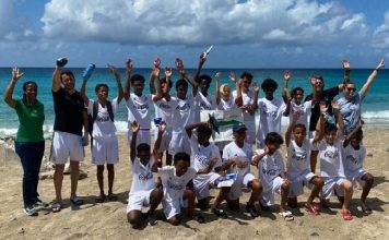 Nature Foundation Sint Maarten Partners with Community Members to Host First In-No-Plastic Beach Clean-ups around St. Maarten.