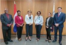 Prime Minister Jacobs presented with Integrity Chamber 2020 annual report